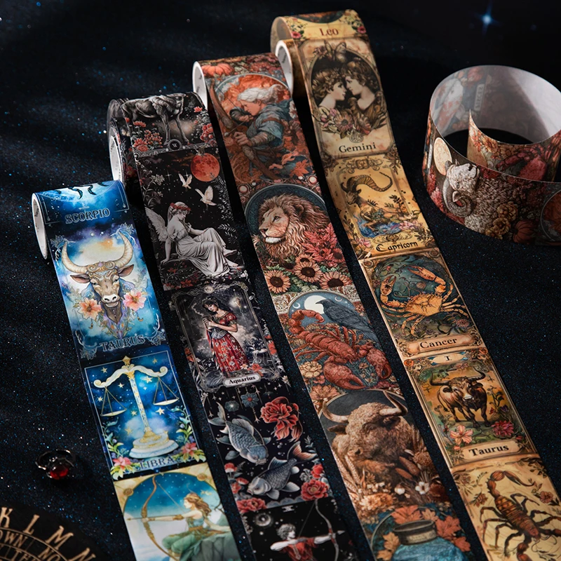 Декоративная лента Washi Journal GO 5x200см с двенадцатью созвездиями, наклейки для скрапбукинга, идеально подходят для коллажей, дневников, поделок и рукоделия
Декоративная лента Washi Journal GO 5x200см с двенадцатью созвездиями, наклейки для скрапбукинга, идеально подходят для коллажей, дневников, поделок и рукоделия