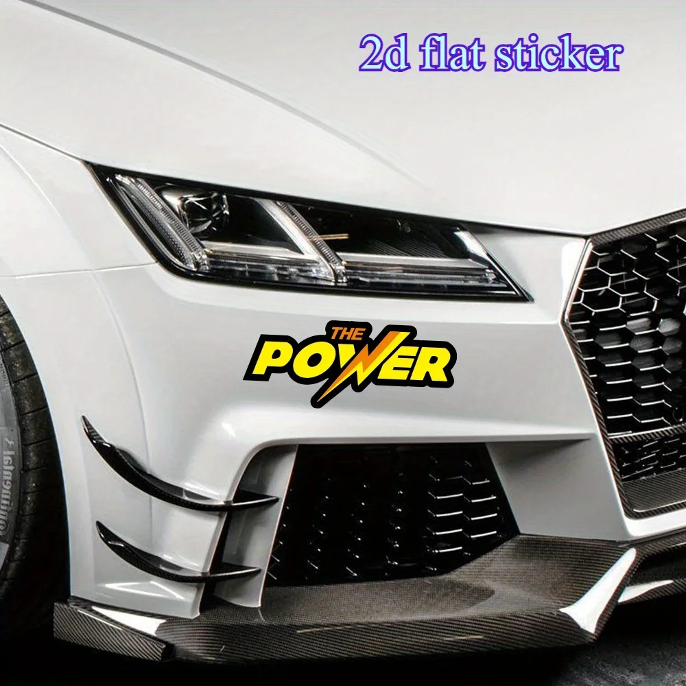 1 шт. наклейка с текстом "THE POWER", водонепроницаемая многоцветная виниловая наклейка, плоский 2D-дизайн для декора кузова автомобиля, грузовика и мотоцикла
1 шт. наклейка с текстом "THE POWER", водонепроницаемая многоцветная виниловая наклейка, плоский 2D-дизайн для декора кузова автомобиля, грузовика и мотоцикла