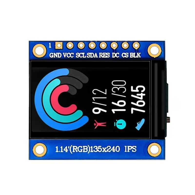 【SURPISE】High-Definition 1.14-Inch IPS TFT Display Module LCD Screen, ST7789 Driver SPI Interface 135X240 Resolution OLED
【SURPISE】High-Definition 1.14-Inch IPS TFT Display Module LCD Screen, ST7789 Driver SPI Interface 135X240 Resolution OLED