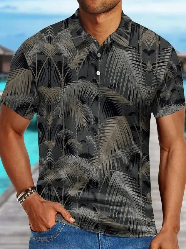 Men's Coconut Tree Hawaiian Vacation Style Printing Coconut Tree Polo Collar Regular Fit Urban Polo Shirt
Men's Coconut Tree Hawaiian Vacation Style Printing Coconut Tree Polo Collar Regular Fit Urban Polo Shirt
