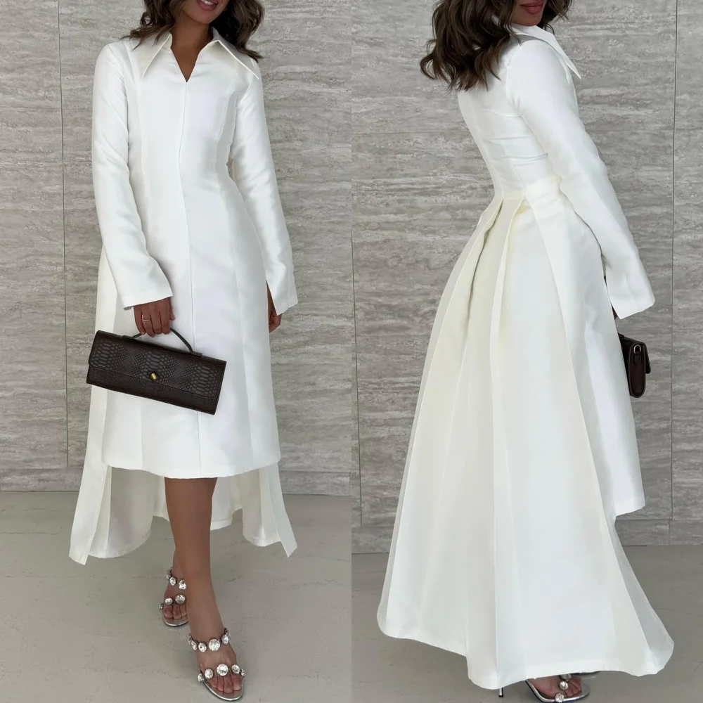 Customized Fashion High Quality Pleat Ruched A-line V-neck Midi Dresses Bespoke Occasion Dresses Exquisite Classic Modern Style
Customized Fashion High Quality Pleat Ruched A-line V-neck Midi Dresses Bespoke Occasion Dresses Exquisite Classic Modern Style