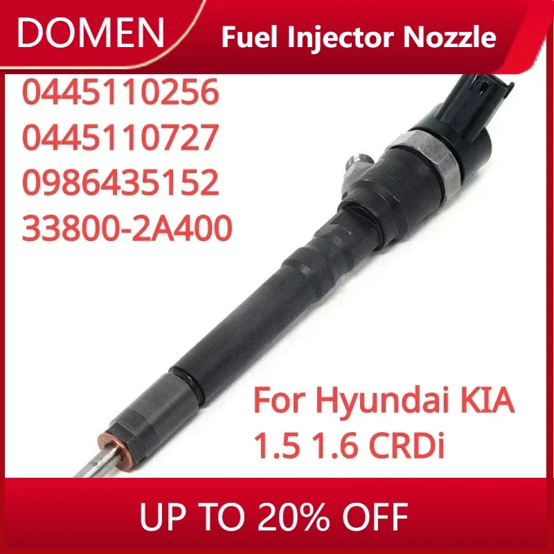 0445110255 0445110256 338002A400 New Diesel Fuel Injector Nozzle For Hyundai i30 Accent KIA Ceed Rio 1.5 1.6 CRDi 2005-2012
0445110255 0445110256 338002A400 New Diesel Fuel Injector Nozzle For Hyundai i30 Accent KIA Ceed Rio 1.5 1.6 CRDi 2005-2012