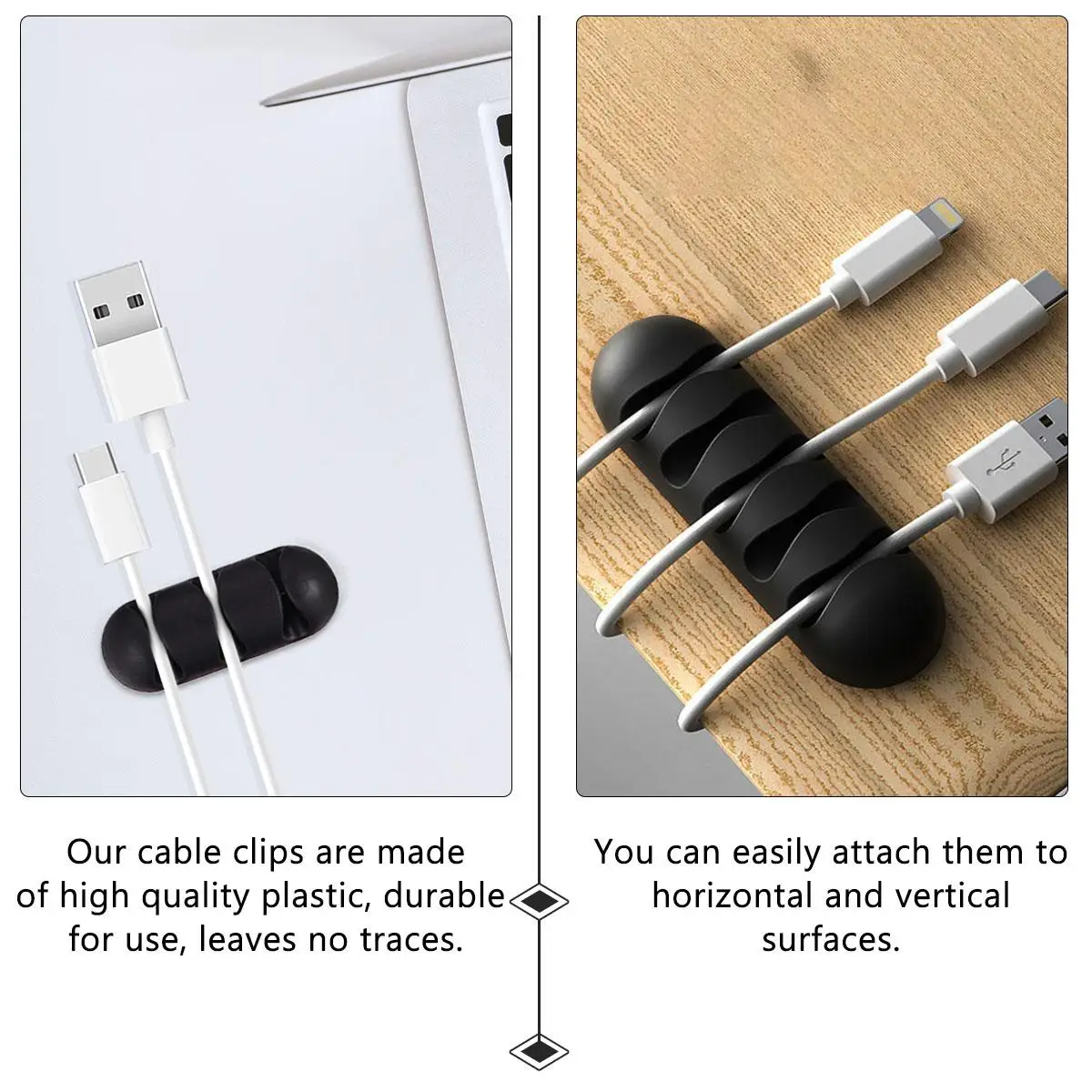 12 Pcs Clips Wire Holder Desk Organizer Durable Plastic Cord Cable Management Cable Holder Management Solution
12 Pcs Clips Wire Holder Desk Organizer Durable Plastic Cord Cable Management Cable Holder Management Solution