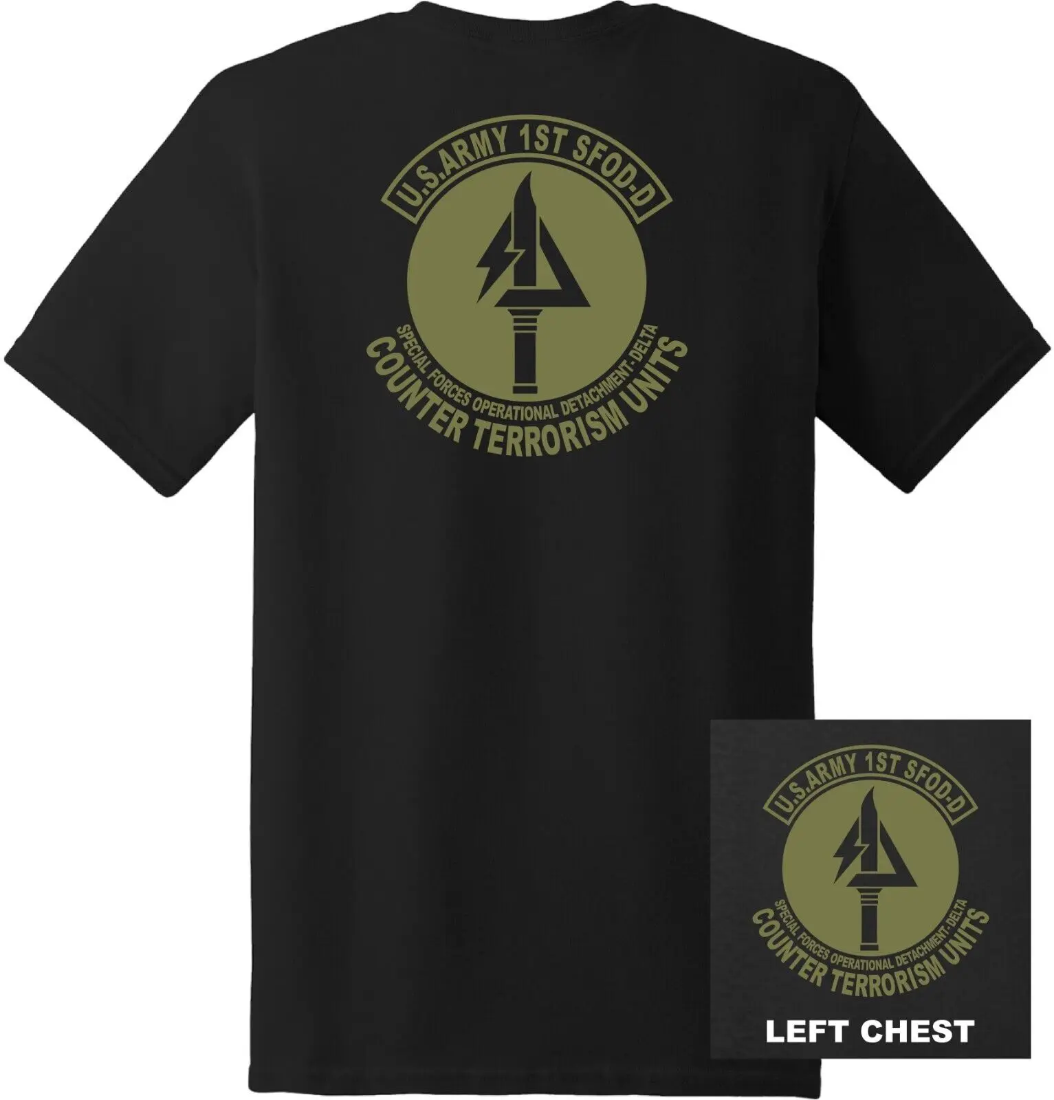 US Army Delta Force 1st Special Forces Operational Detachment T-Shirt 100% Cotton O-Neck Summer Short Sleeve Casual Mens T-shirt
US Army Delta Force 1st Special Forces Operational Detachment T-Shirt 100% Cotton O-Neck Summer Short Sleeve Casual Mens T-shirt