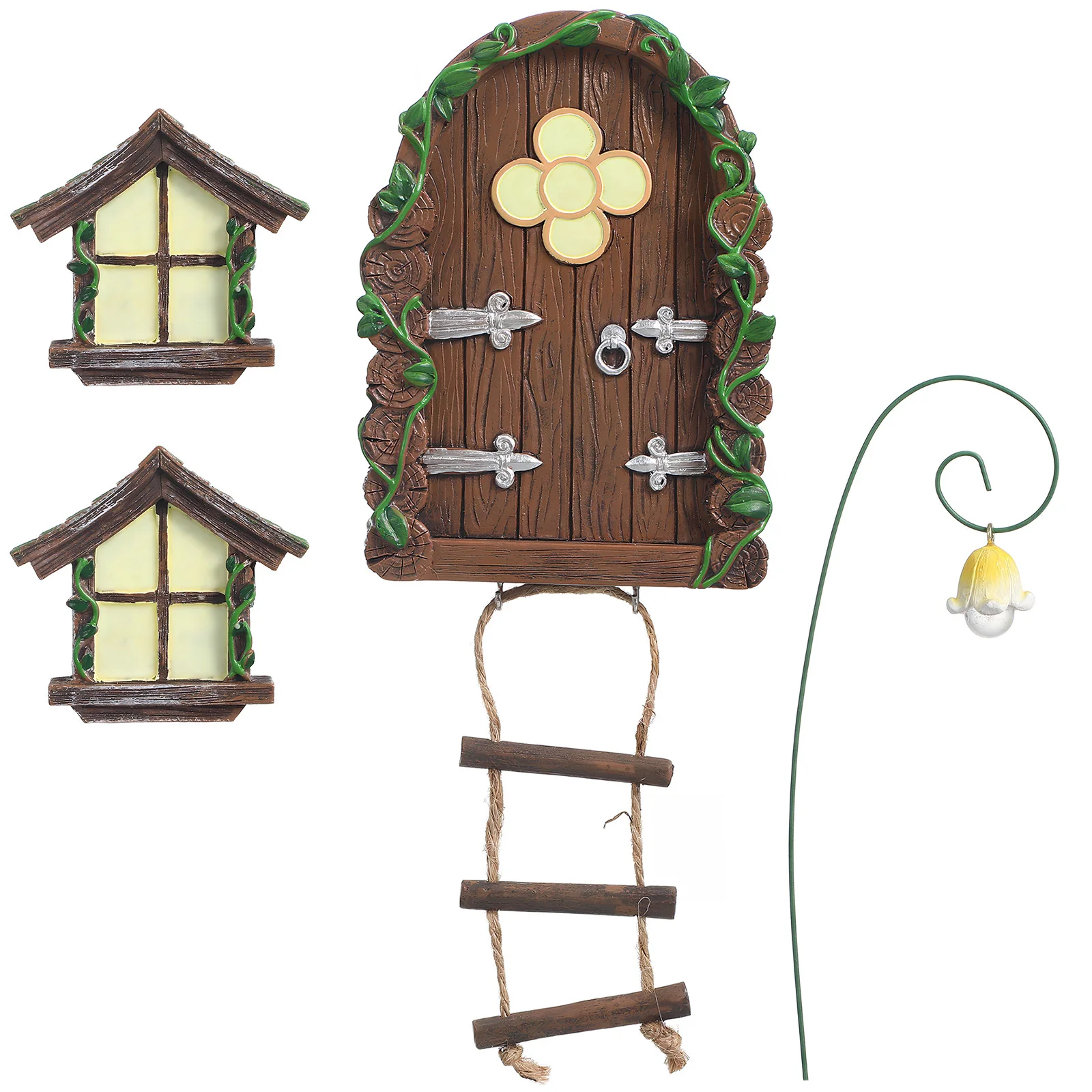 1Set Fairy Door and Window Resin Mini Garden Decor Glow in The Dark Night Light Effect for Dollhouse Wall Tree Outdoor Realistic
1Set Fairy Door and Window Resin Mini Garden Decor Glow in The Dark Night Light Effect for Dollhouse Wall Tree Outdoor Realistic