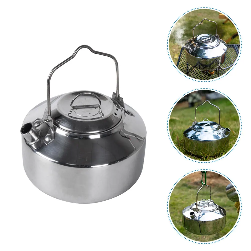 Portable Stovetop Kettle Stainless Steel Camping Tea Kettle Water Pot Outdoor Kitchen Accessories Wear Resistant Elegant Shape
Portable Stovetop Kettle Stainless Steel Camping Tea Kettle Water Pot Outdoor Kitchen Accessories Wear Resistant Elegant Shape