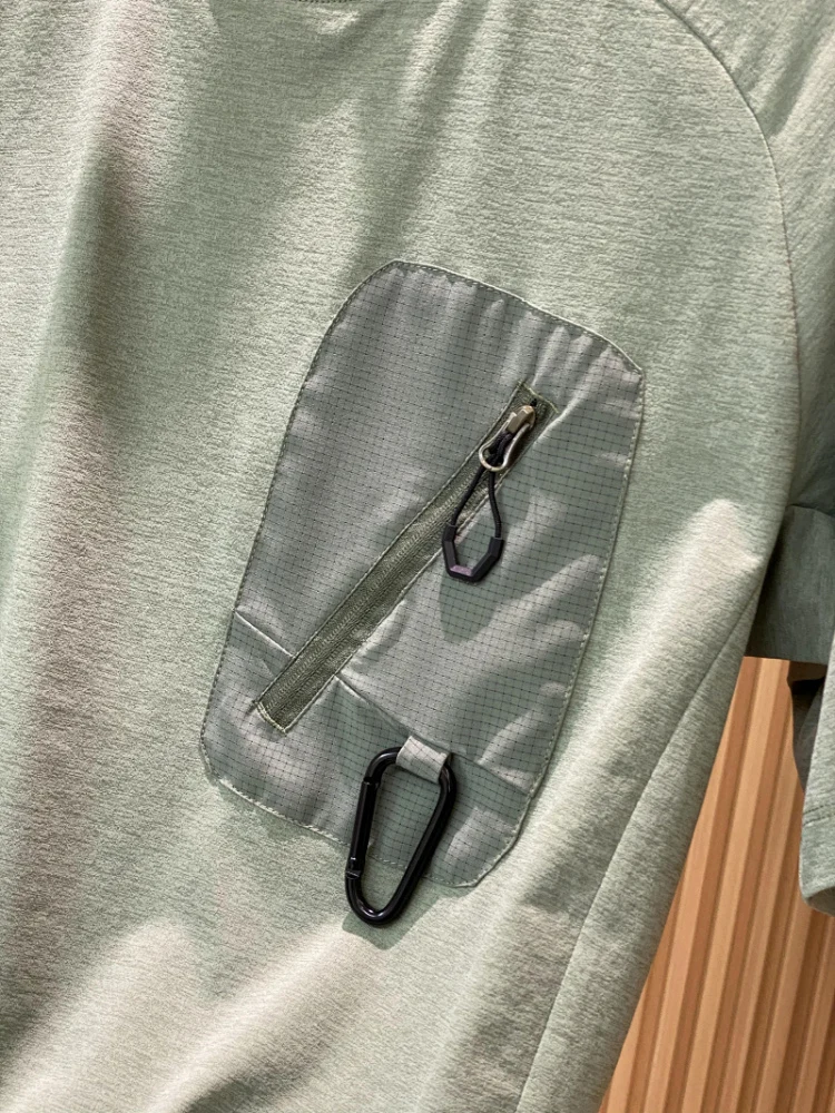 Функционали Слэ! Новая летняя легкая мужская футболка для улицы Qui Dry round Ne ort Sve для пеших прогулок и повседневной носки
Функционали Слэ! Новая летняя легкая мужская футболка для улицы Qui Dry round Ne ort Sve для пеших прогулок и повседневной носки