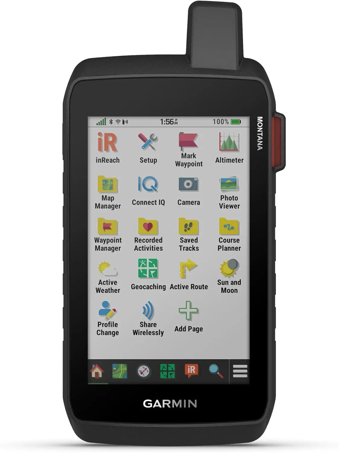 Garmin Montana 760i Rugged GPS Navigator inReach Technology Texts 5 Touchscreen 8MP Camera Satellite Imagery for Road Trails
Garmin Montana 760i Rugged GPS Navigator inReach Technology Texts 5 Touchscreen 8MP Camera Satellite Imagery for Road Trails