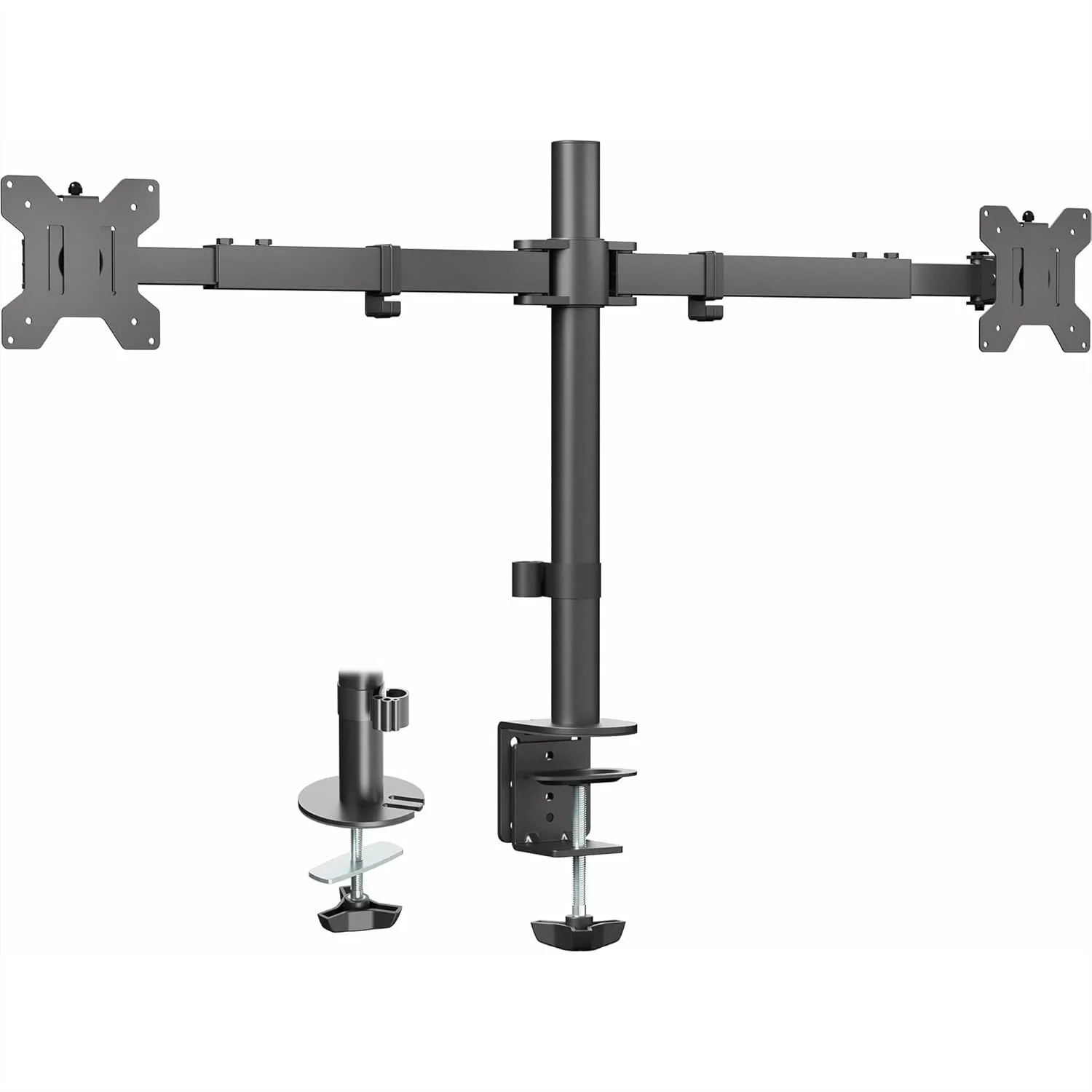 Dual Monitor Desk Mount for 27-38" Ultrawide Screens, Heavy Duty Telescoping Arms, Flush Wall Setup, Adjustable Tilt Swivel
Dual Monitor Desk Mount for 27-38" Ultrawide Screens, Heavy Duty Telescoping Arms, Flush Wall Setup, Adjustable Tilt Swivel