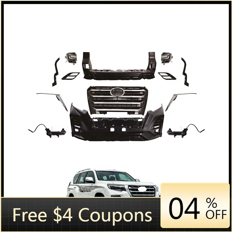 High quality hot sellingFront Rear Bumper New X-Men Style Grille Bodykit Body Kit for PRADO FJ150 2010-2017
High quality hot sellingFront Rear Bumper New X-Men Style Grille Bodykit Body Kit for PRADO FJ150 2010-2017