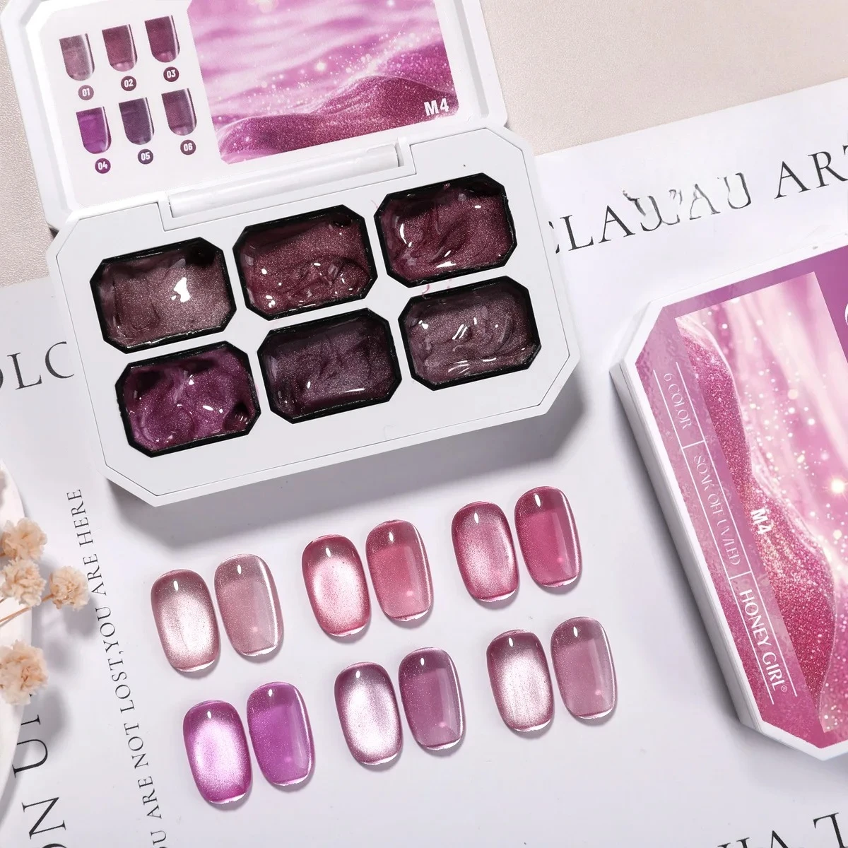 6 Colors Cat's Eye Magnetic Nail Gel Soaking Off UV LED Gel Varnishes Salon Female Nail Art Tools Fashion Holographic Nail Art
6 Colors Cat's Eye Magnetic Nail Gel Soaking Off UV LED Gel Varnishes Salon Female Nail Art Tools Fashion Holographic Nail Art