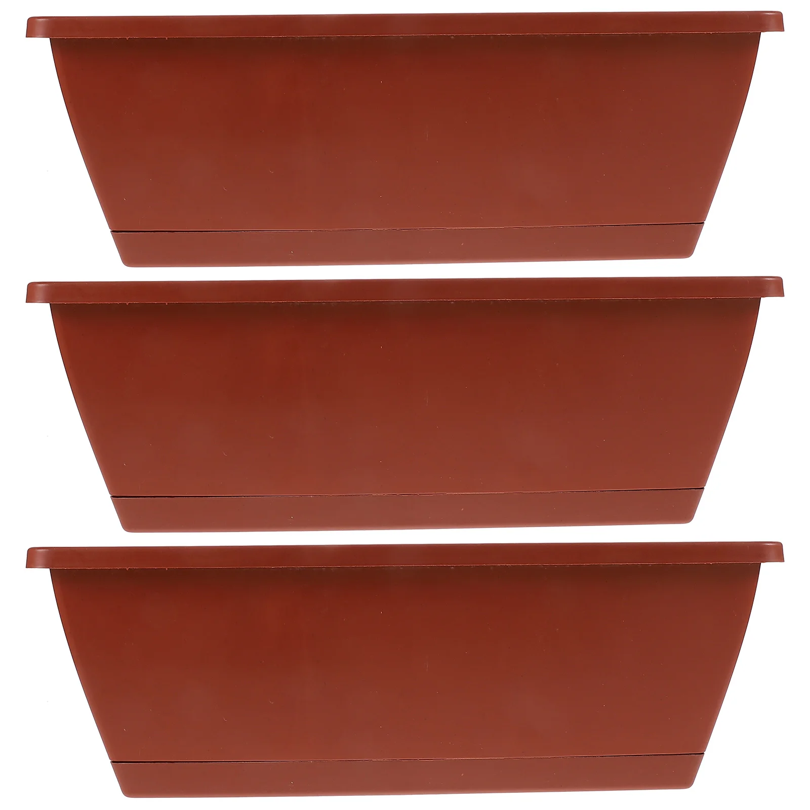3pcs Rectangle Planting Trough Thickened Flower Pot for Balcony Garden Decorations Plastic Planter Anti Pressure
3pcs Rectangle Planting Trough Thickened Flower Pot for Balcony Garden Decorations Plastic Planter Anti Pressure
