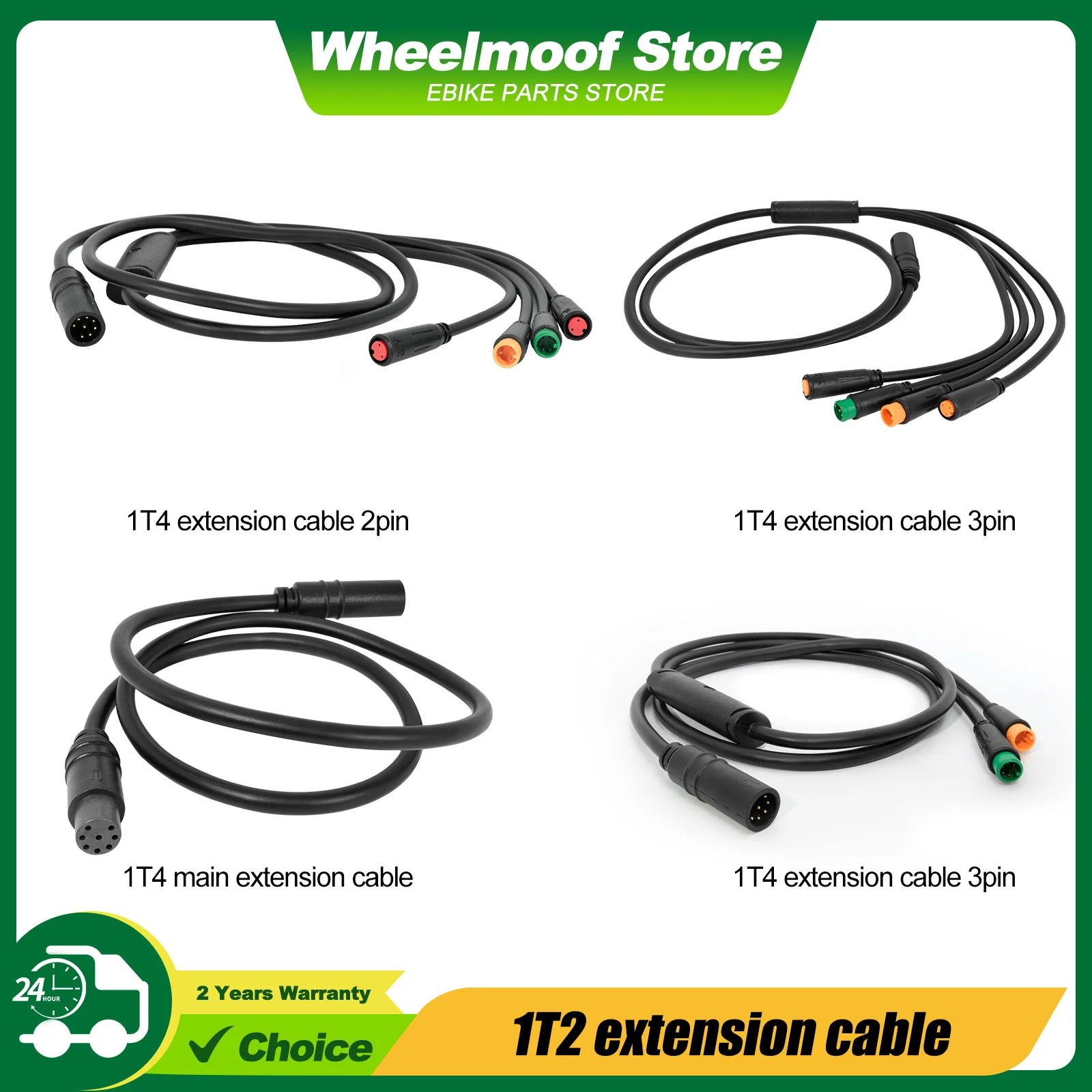 Waterproof 1T2 1T4 Cable Ebike Connector For Electric Bicycle Controller Ebrake Throttle Display Light Conversion Accessories
Waterproof 1T2 1T4 Cable Ebike Connector For Electric Bicycle Controller Ebrake Throttle Display Light Conversion Accessories