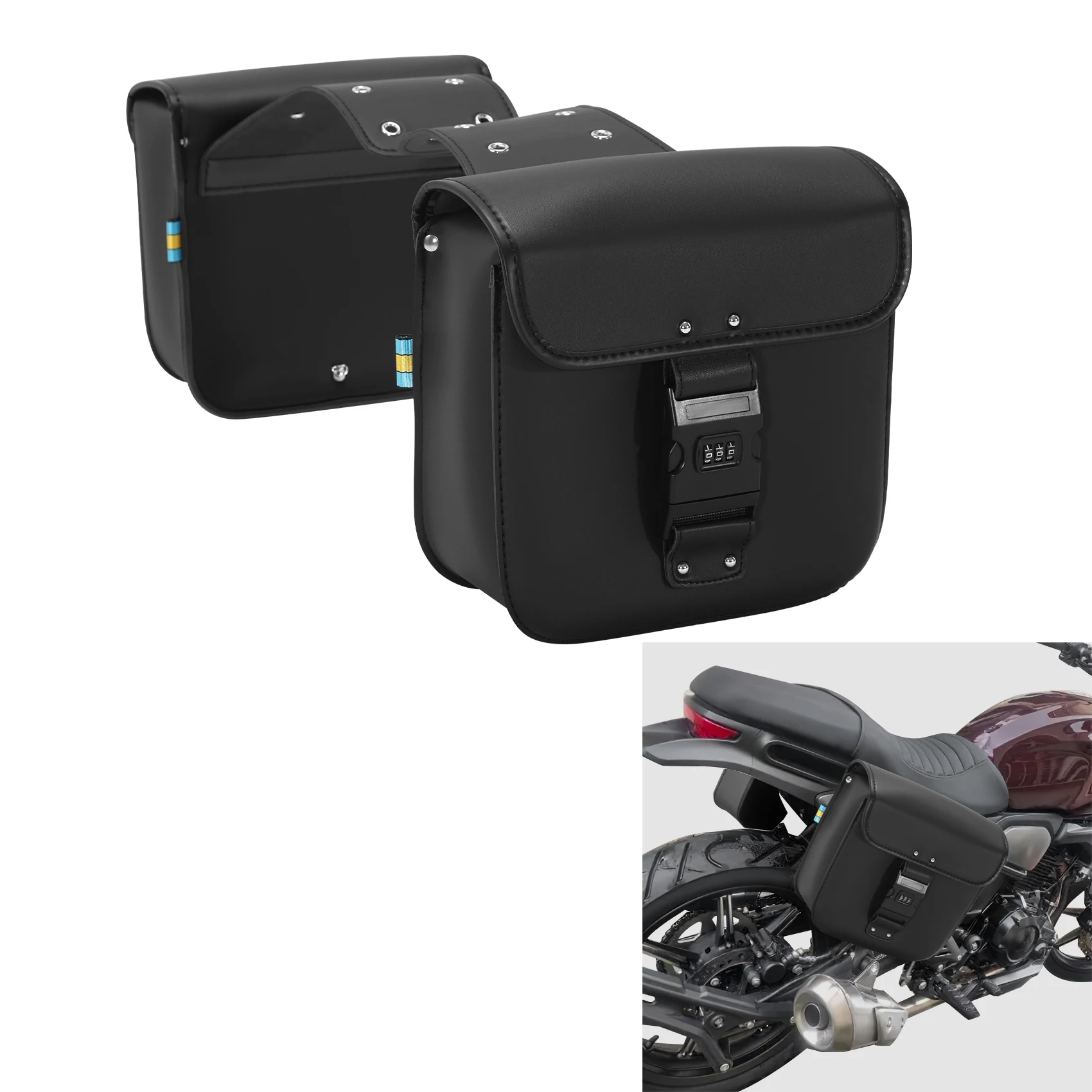 Кожаные седельные сумки Седельные сумки и замок для Harley Sportster Softail Dyna
Кожаные седельные сумки Седельные сумки и замок для Harley Sportster Softail Dyna