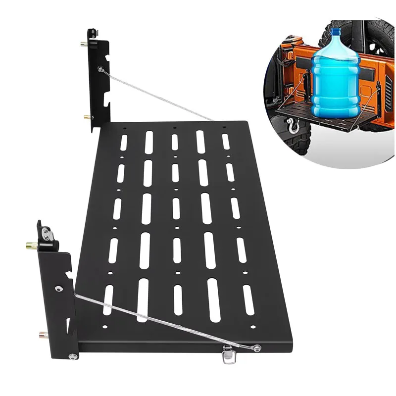 Car Tailgate Foldable Shelf Storage Table Cargo Holder Rear Racks for Wrangler JK 2/4 Door 2007-2017 Unlimited 4 Door for Bronco
Car Tailgate Foldable Shelf Storage Table Cargo Holder Rear Racks for Wrangler JK 2/4 Door 2007-2017 Unlimited 4 Door for Bronco