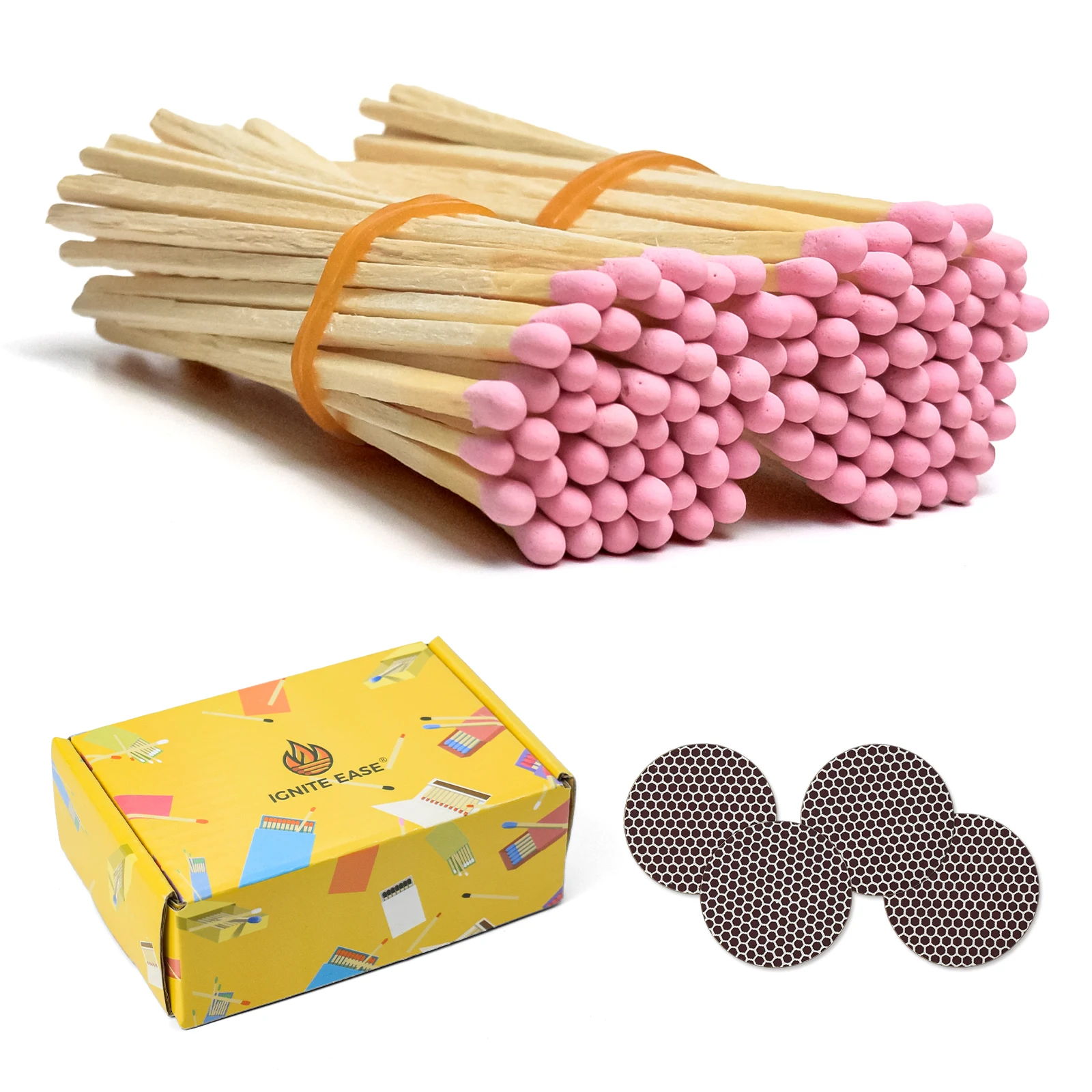 (100 count) 4 Inch Safety Lighter Matches for Candle - Long Stem Matches for Friepalce, Kitchen.
(100 count) 4 Inch Safety Lighter Matches for Candle - Long Stem Matches for Friepalce, Kitchen.