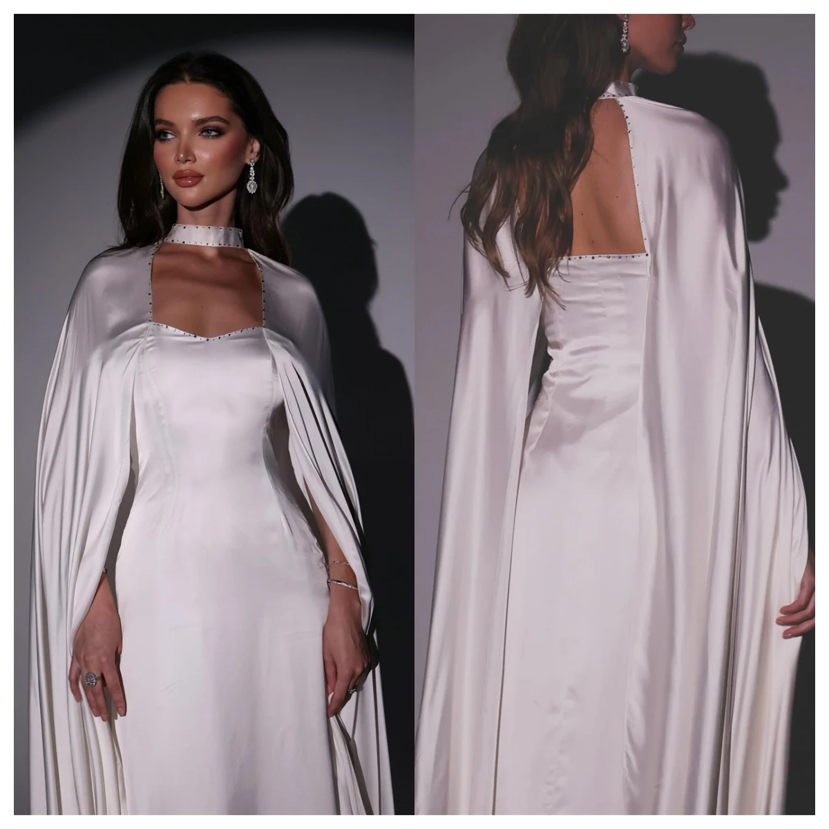 Customized Temperament White O-Neck Long Sleeves Celebrity Gowns Bespoke Occasion Gowns High Quality Exquisite Delica
Customized Temperament White O-Neck Long Sleeves Celebrity Gowns Bespoke Occasion Gowns High Quality Exquisite Delica
