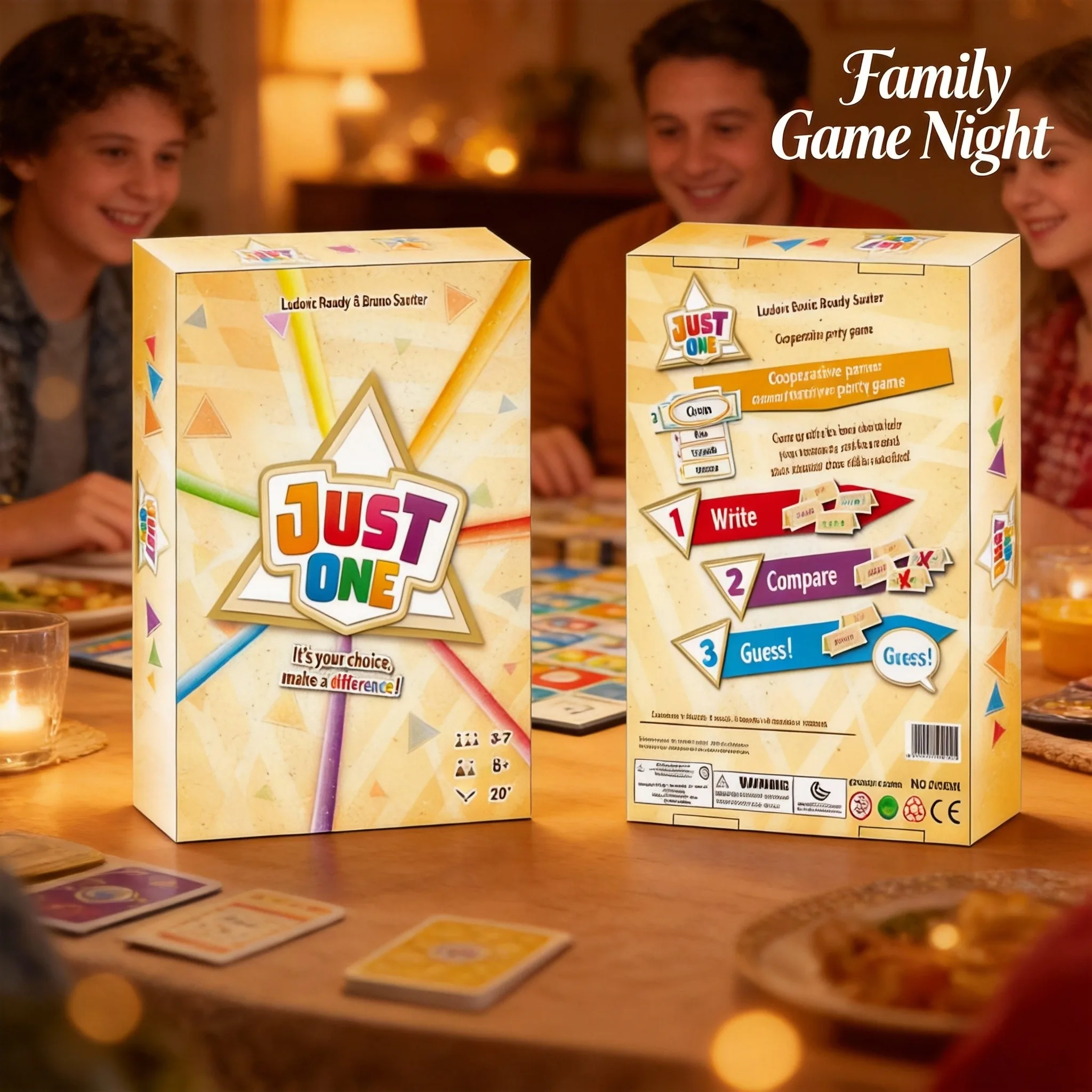 Настольная игра Just One Cooperative - игра на отгадывание слов для всей семьи и друзей, 3-7 игроков, простая в освоении, лауреат премии
Настольная игра Just One Cooperative - игра на отгадывание слов для всей семьи и друзей, 3-7 игроков, простая в освоении, лауреат премии