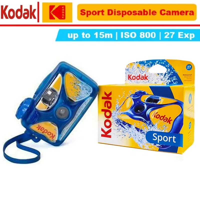 Retro Camer Original Kodak 27 Photo Waterproof /FunSaver/ HD Power Flash Diving Camera Disposable Film Camera Flash Film 35mm
Retro Camer Original Kodak 27 Photo Waterproof /FunSaver/ HD Power Flash Diving Camera Disposable Film Camera Flash Film 35mm