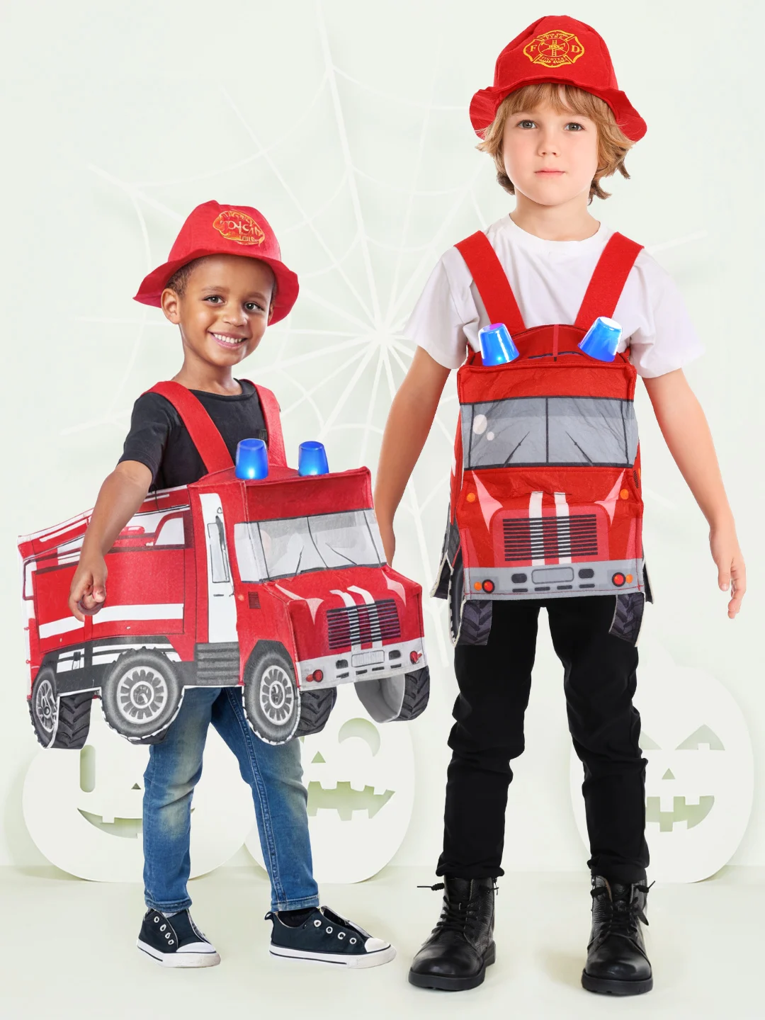 Креативный детский костюм на Хэллоуин, красный пожарный, автомобильная одежда для выступлений, наряд для выступлений в детском саду, полиэфирное волокно 
Креативный детский костюм на Хэллоуин, красный пожарный, автомобильная одежда для выступлений, наряд для выступлений в детском саду, полиэфирное волокно