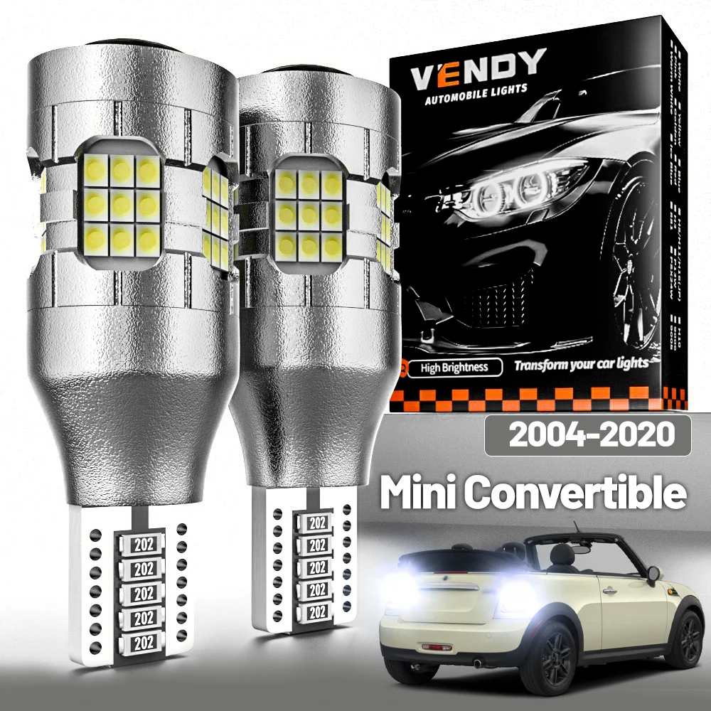 2pcs LED Reverse Light For Mini Cooper Convertible F57 R52 R57 2004-2020 Backup Lamp 2005 2009 2010 2011 2014 2015 Accessories
2pcs LED Reverse Light For Mini Cooper Convertible F57 R52 R57 2004-2020 Backup Lamp 2005 2009 2010 2011 2014 2015 Accessories
