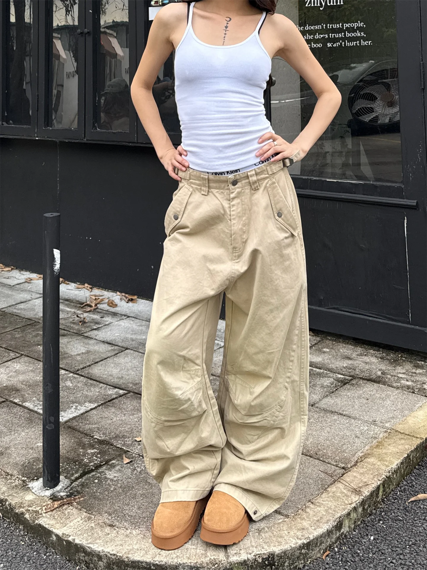 Retro American High Street Washed Work Pants Men's Loose Straight Leg Wide Leg Casual Trousers Casual Versatile Jeans
Retro American High Street Washed Work Pants Men's Loose Straight Leg Wide Leg Casual Trousers Casual Versatile Jeans