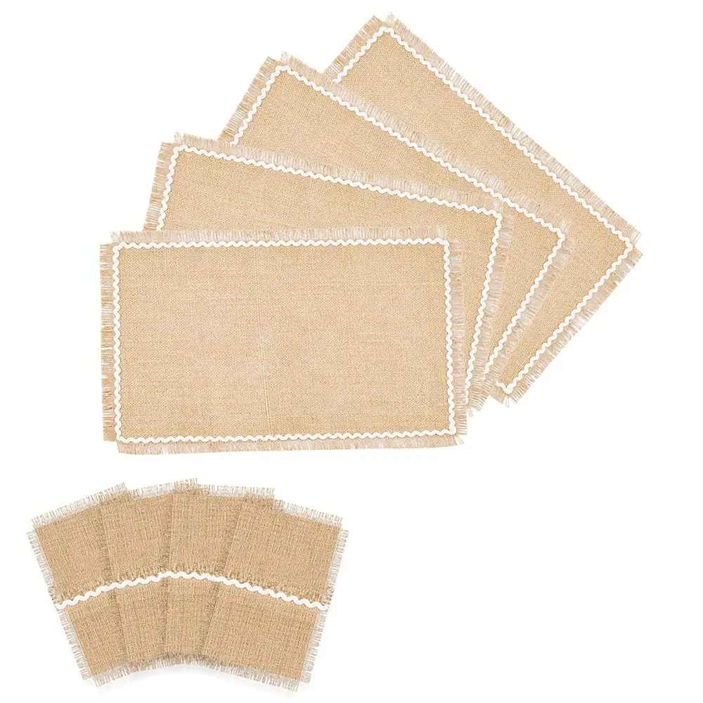 Ruffle Burlap Jute Placemats Set Of 4, Dining Bedside Tables, Living Room, Thanksgiving Holiday, Easter, Table Mats For Dining,
Ruffle Burlap Jute Placemats Set Of 4, Dining Bedside Tables, Living Room, Thanksgiving Holiday, Easter, Table Mats For Dining,