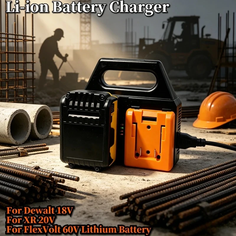 Charger Replacement Fit For Dewalt Battery For XR 20V Li ion Battery 4-Port Charging US/EU Plug Fast Charger (No Battery)
Charger Replacement Fit For Dewalt Battery For XR 20V Li ion Battery 4-Port Charging US/EU Plug Fast Charger (No Battery)
