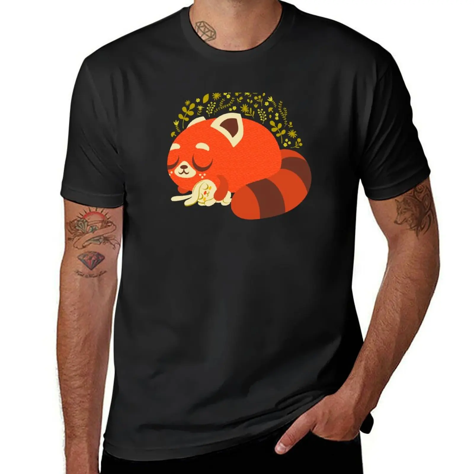 Sleeping Red Panda and Bunny T-Shirt anime clothes animal prinfor boys for a boy mens graphic t-shirts hip hop
Sleeping Red Panda and Bunny T-Shirt anime clothes animal prinfor boys for a boy mens graphic t-shirts hip hop
