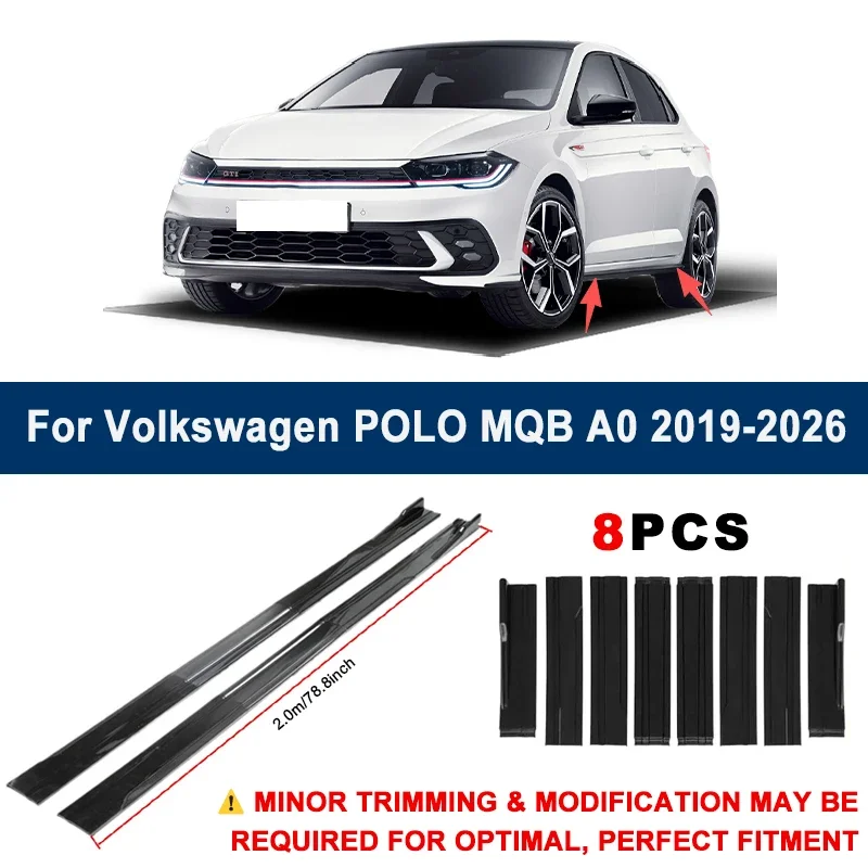 Aerodynamic 2m Sectional Side Skirt Extension Lips Racing Side Spoiler For Volkswagen POLO MQB A0 2019-2026 Sport Upgrade Kit
Aerodynamic 2m Sectional Side Skirt Extension Lips Racing Side Spoiler For Volkswagen POLO MQB A0 2019-2026 Sport Upgrade Kit