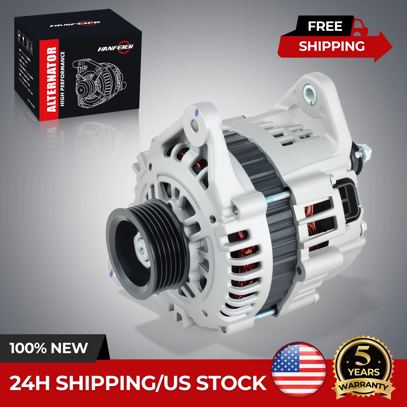 Alternator For 2.4L Nissan Altima 1998 1999 2000 2001 13760 AHI0029 113373
Alternator For 2.4L Nissan Altima 1998 1999 2000 2001 13760 AHI0029 113373