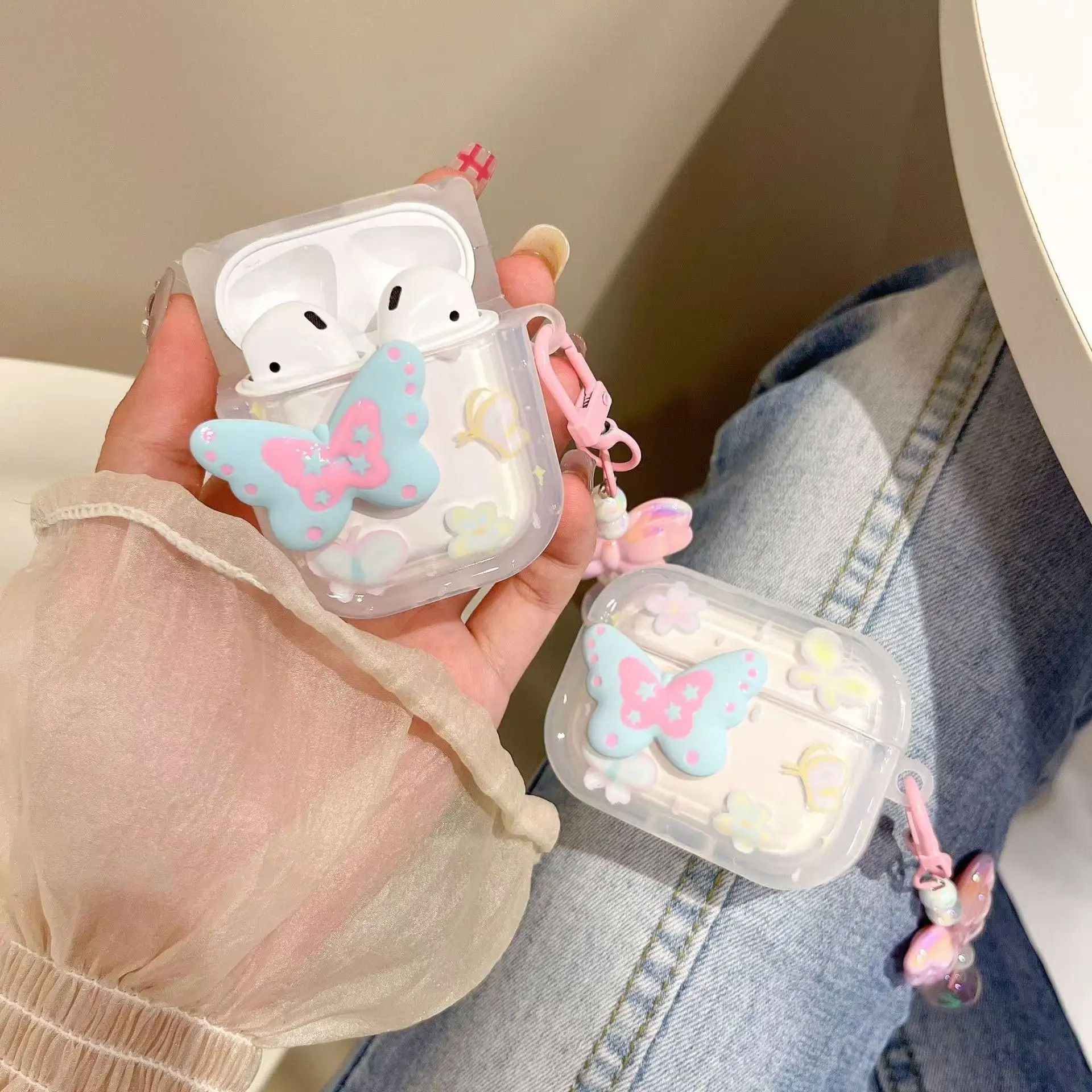 3D Gradient Butterfly Pattern Headphone Case for Airpods Pro 3 Pro 2 4 3 2 1 Wireless Bluetooth Generation Earphone Accessories
3D Gradient Butterfly Pattern Headphone Case for Airpods Pro 3 Pro 2 4 3 2 1 Wireless Bluetooth Generation Earphone Accessories