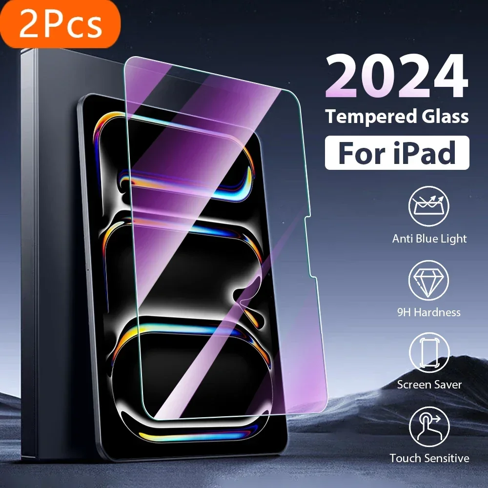 2 шт. закаленное стекло для Ipad Pro 13 11 M4 2024 12,9 10 9 9, 10-го поколения Защитная пленка для экрана для Ipad Air 5 4 3 M2 Mini 6 10,2
2 шт. закаленное стекло для Ipad Pro 13 11 M4 2024 12,9 10 9 9, 10-го поколения Защитная пленка для экрана для Ipad Air 5 4 3 M2 Mini 6 10,2