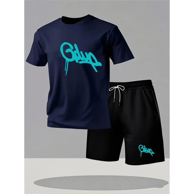 Men's 2026 Summer New Fashion New Men's Sports Shorts T-shirt Style Casual Shorts Set Retro Cool Breathable and Two Piece Set
Men's 2026 Summer New Fashion New Men's Sports Shorts T-shirt Style Casual Shorts Set Retro Cool Breathable and Two Piece Set