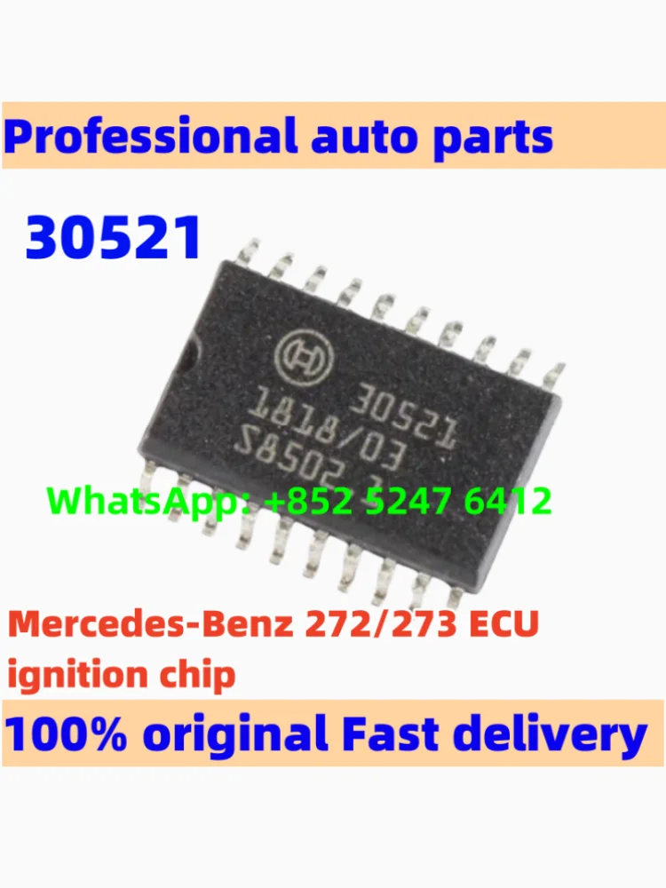 Новый и оригинальный 30521 40110 для Mercedes Benz 272/273 274 M276 256 Jaguar Land Rover Range Rover ECU чип зажигания
Новый и оригинальный 30521 40110 для Mercedes Benz 272/273 274 M276 256 Jaguar Land Rover Range Rover ECU чип зажигания