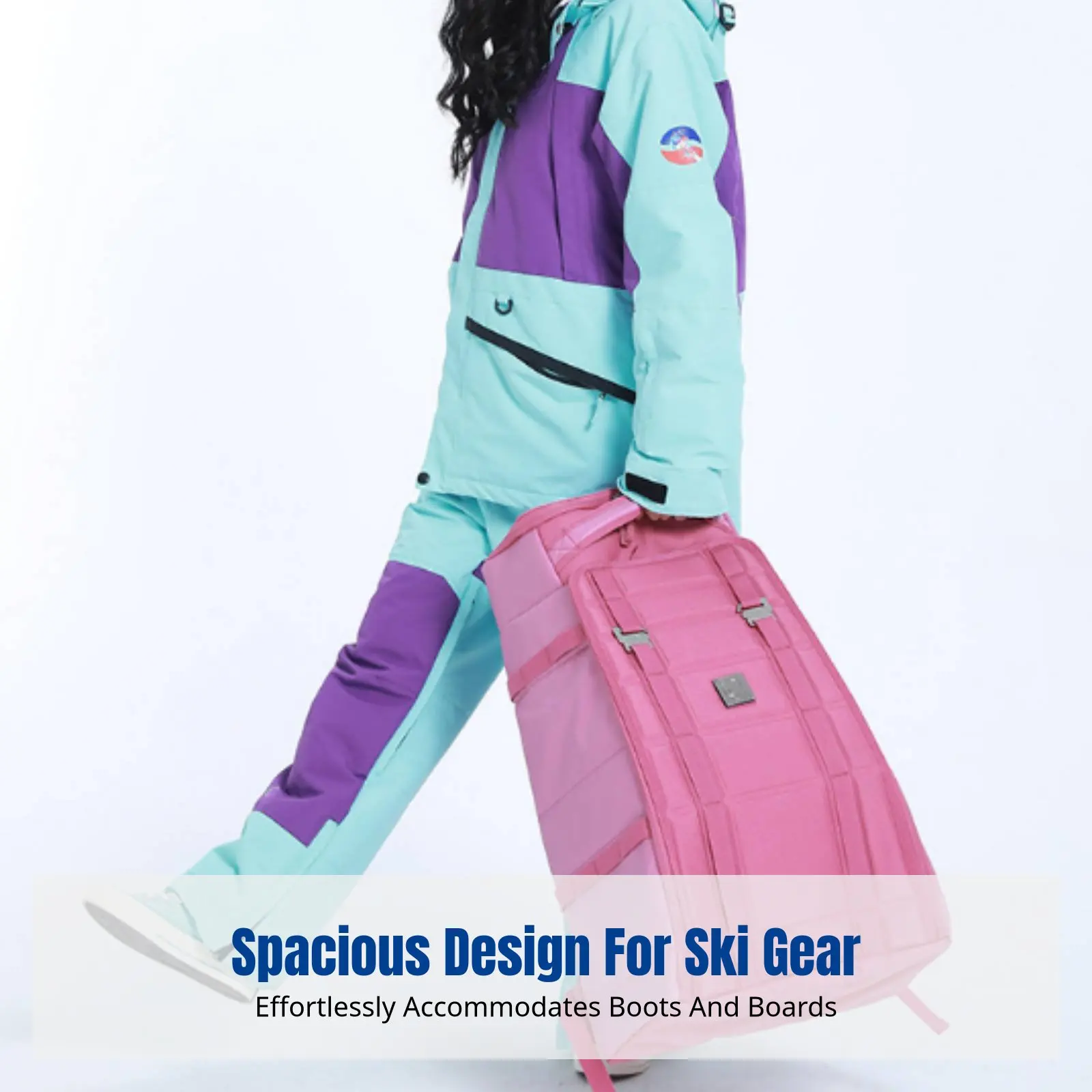 Ski Backpack, Waterproof, Large Capacity, Double Shoulder, Wet and Dry Compartment, Ski Boot Bag for Single and Double Boards
Ski Backpack, Waterproof, Large Capacity, Double Shoulder, Wet and Dry Compartment, Ski Boot Bag for Single and Double Boards