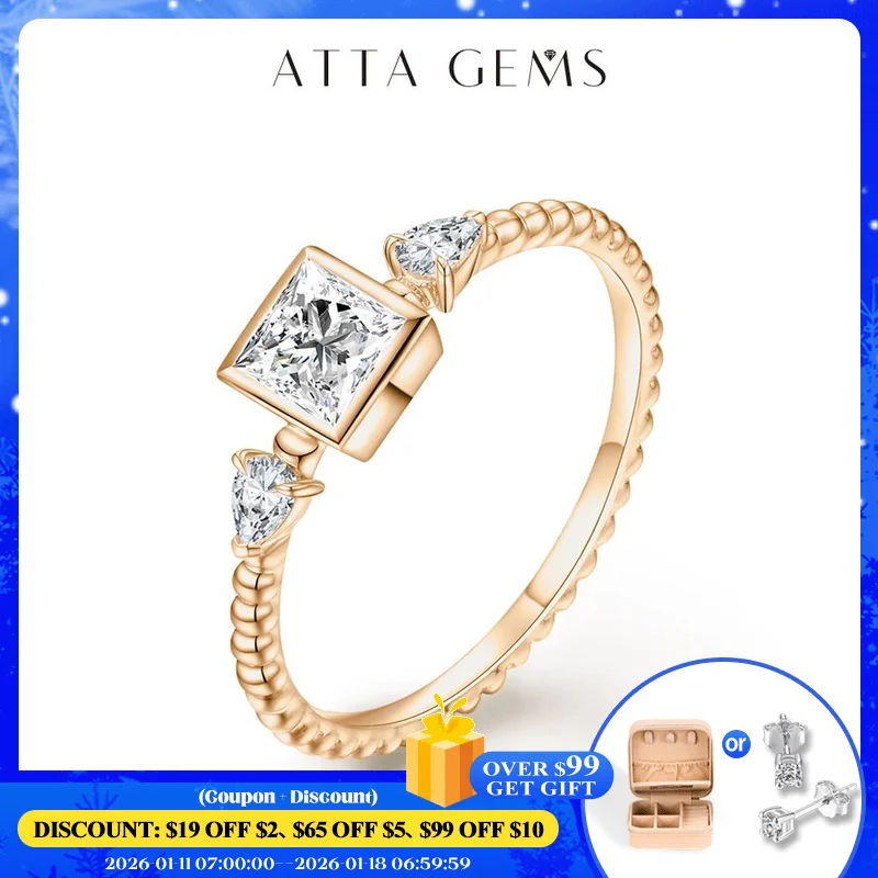 ATTAGEMS D Color Princess Cut 4*4mm Moissanite Ring for Women Men Real 925 Sterling Silver Fine Jewelry Wedding Engagement Gift
ATTAGEMS D Color Princess Cut 4*4mm Moissanite Ring for Women Men Real 925 Sterling Silver Fine Jewelry Wedding Engagement Gift