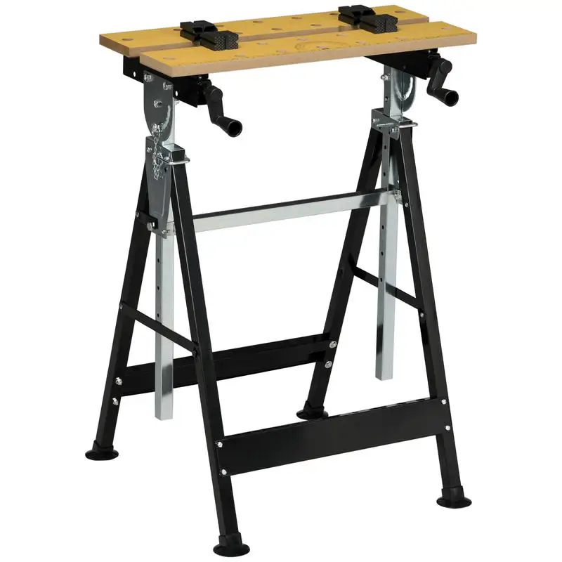Work Bench Tool Stand with Adjustable Height and Angle, Carpenter Saw Table with 4 Clamps, Steel Frame, 220lbs Capacity
Work Bench Tool Stand with Adjustable Height and Angle, Carpenter Saw Table with 4 Clamps, Steel Frame, 220lbs Capacity