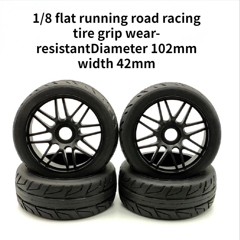 RC 1/8 Flat Running RV Road Racing Tire Strong Grip Wear-Resistant RC Model Car 17 X3gt
RC 1/8 Flat Running RV Road Racing Tire Strong Grip Wear-Resistant RC Model Car 17 X3gt
