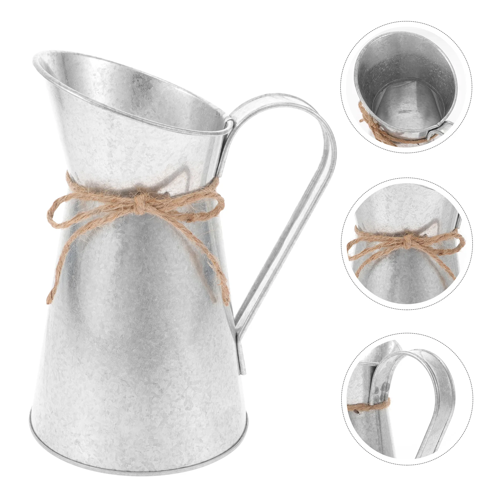 Vintage Metal Pitcher Vase for Fresh Dried Flowers Bouquets Home Office Garden Retro Wide Mouth Flower Arrangement Decorative
Vintage Metal Pitcher Vase for Fresh Dried Flowers Bouquets Home Office Garden Retro Wide Mouth Flower Arrangement Decorative