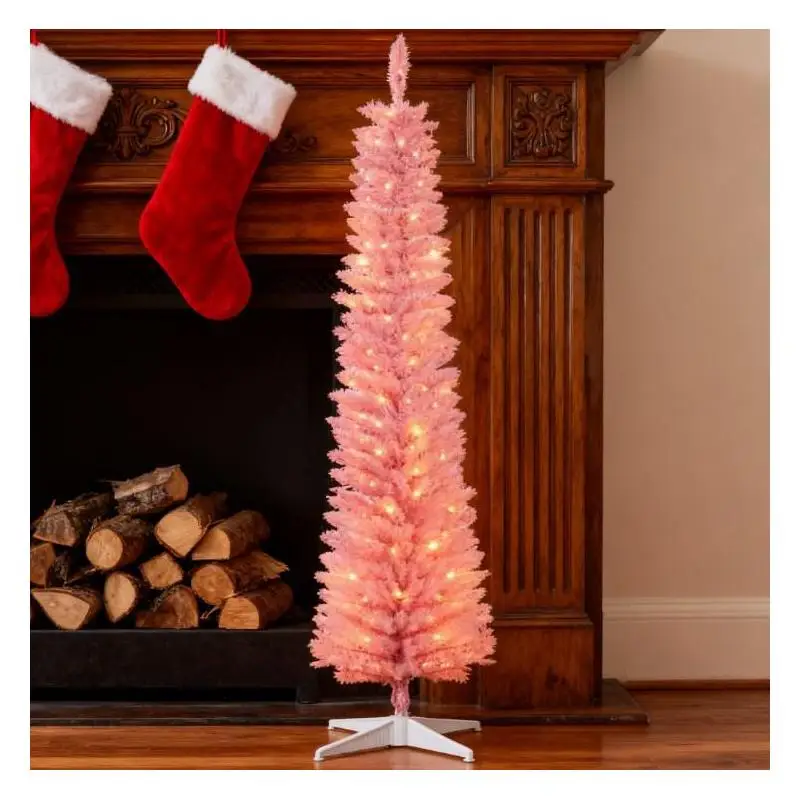 Colorful Pencil Christmas Tree with Colorful LED Lights for Indoor Holiday Decoration
Colorful Pencil Christmas Tree with Colorful LED Lights for Indoor Holiday Decoration