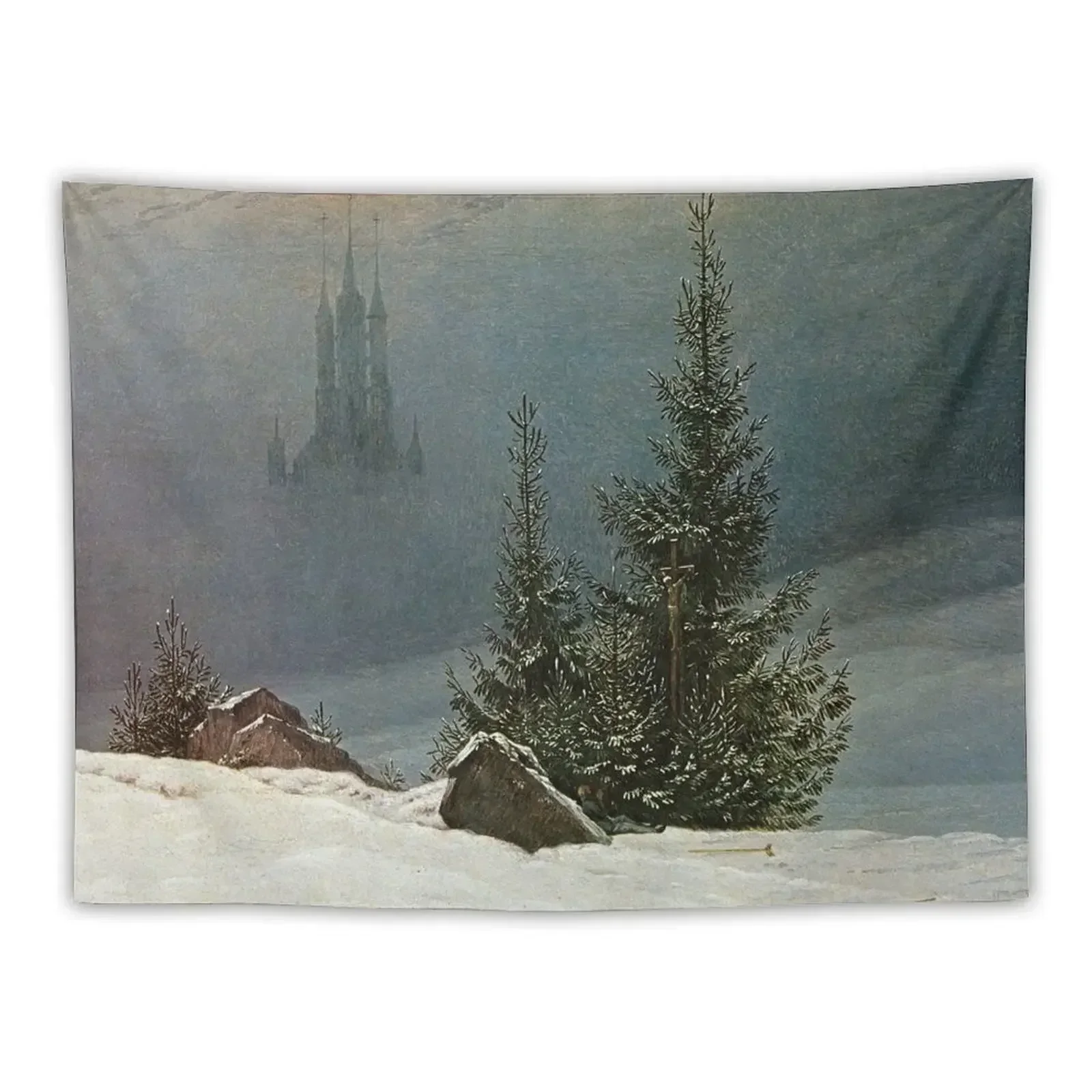 Winter landscape with church - Caspar David Friedrich Tapestry Luxury Living Room Decoration Aesthetic Decoration Tapestry
Winter landscape with church - Caspar David Friedrich Tapestry Luxury Living Room Decoration Aesthetic Decoration Tapestry