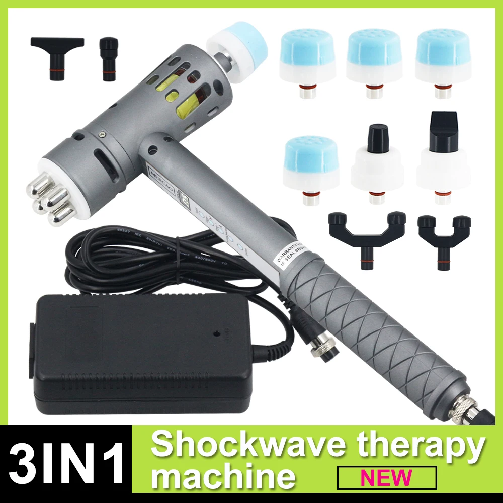 Professional Shockwave Therapy Machine 3in1 Shock Wave Physiotherapy Body Massager Equipment Pain Relief Chiropractic Tool
Professional Shockwave Therapy Machine 3in1 Shock Wave Physiotherapy Body Massager Equipment Pain Relief Chiropractic Tool