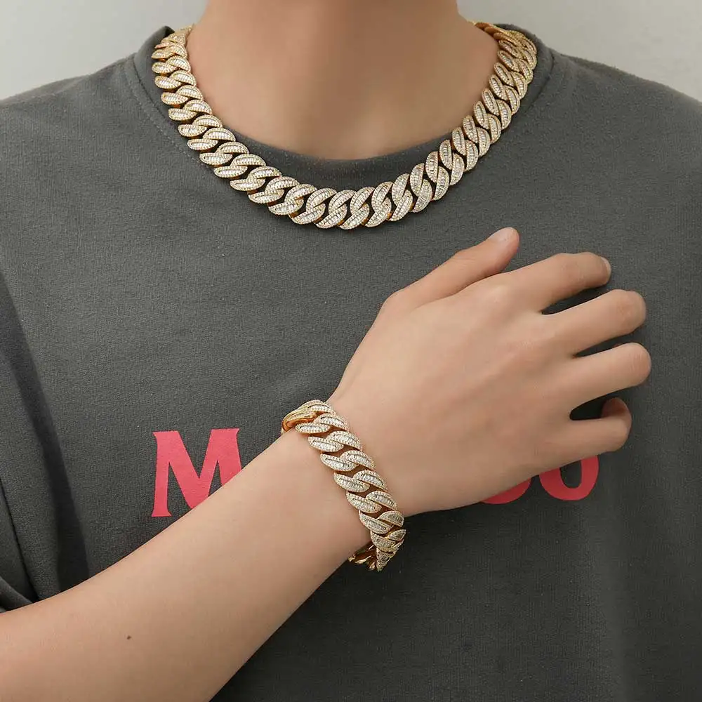 Fashion Wholesale 8mm 10mm 12mm 14mm Hip Hop VVS Mosan Diamond Iced Cuban Necklace
Fashion Wholesale 8mm 10mm 12mm 14mm Hip Hop VVS Mosan Diamond Iced Cuban Necklace