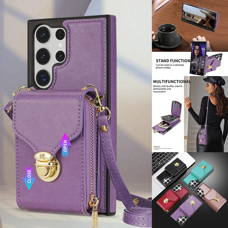 Wallet Side Veneer Zipper Closure Multi Card Slot Case For Samsung Galaxy S23 Ultra S22 S21 Plus S20 FE A13 A14 A51 A52 A53 A54
Wallet Side Veneer Zipper Closure Multi Card Slot Case For Samsung Galaxy S23 Ultra S22 S21 Plus S20 FE A13 A14 A51 A52 A53 A54