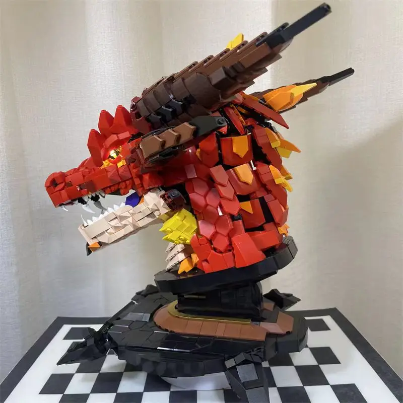 IN STOCK Divine Dragon Head Decoration Model Creative Accessories Myth Television Compatible MOC Building Blocks Bricks Toys
IN STOCK Divine Dragon Head Decoration Model Creative Accessories Myth Television Compatible MOC Building Blocks Bricks Toys
