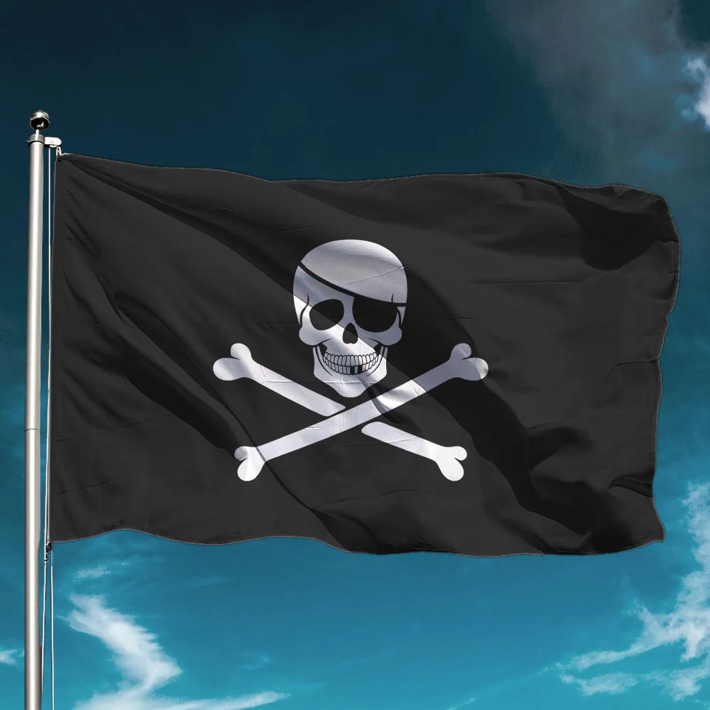 Pirate Flag Funny Viking Skeleton Hold Banner Flying Polyester Outdoors Decor Garden Decoration Kids Wall Backdrop
Pirate Flag Funny Viking Skeleton Hold Banner Flying Polyester Outdoors Decor Garden Decoration Kids Wall Backdrop