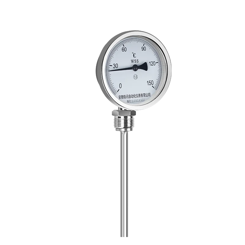 Bimetallic thermometer boiler temperature gauge WSS40115 stainless steel industrial oil temperature measurement
Bimetallic thermometer boiler temperature gauge WSS40115 stainless steel industrial oil temperature measurement