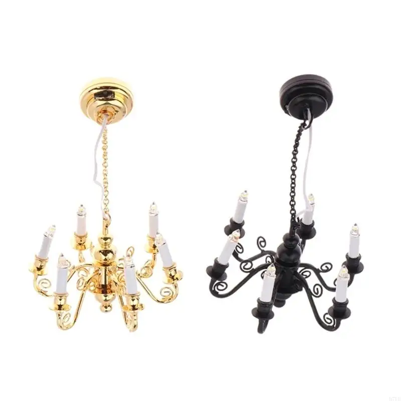 57EE Miniature Dollhouses Hanging Lamp 1/12 Living Room Bedroom Lighting Accessory
57EE Miniature Dollhouses Hanging Lamp 1/12 Living Room Bedroom Lighting Accessory