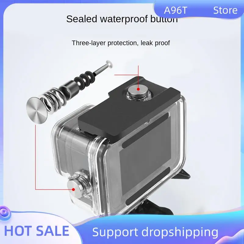A96T 5X Diving Case Housing For Go Pro 11 10 9 Black Action Camera Underwater 45M Protection Shell Action Camera Accessories
A96T 5X Diving Case Housing For Go Pro 11 10 9 Black Action Camera Underwater 45M Protection Shell Action Camera Accessories